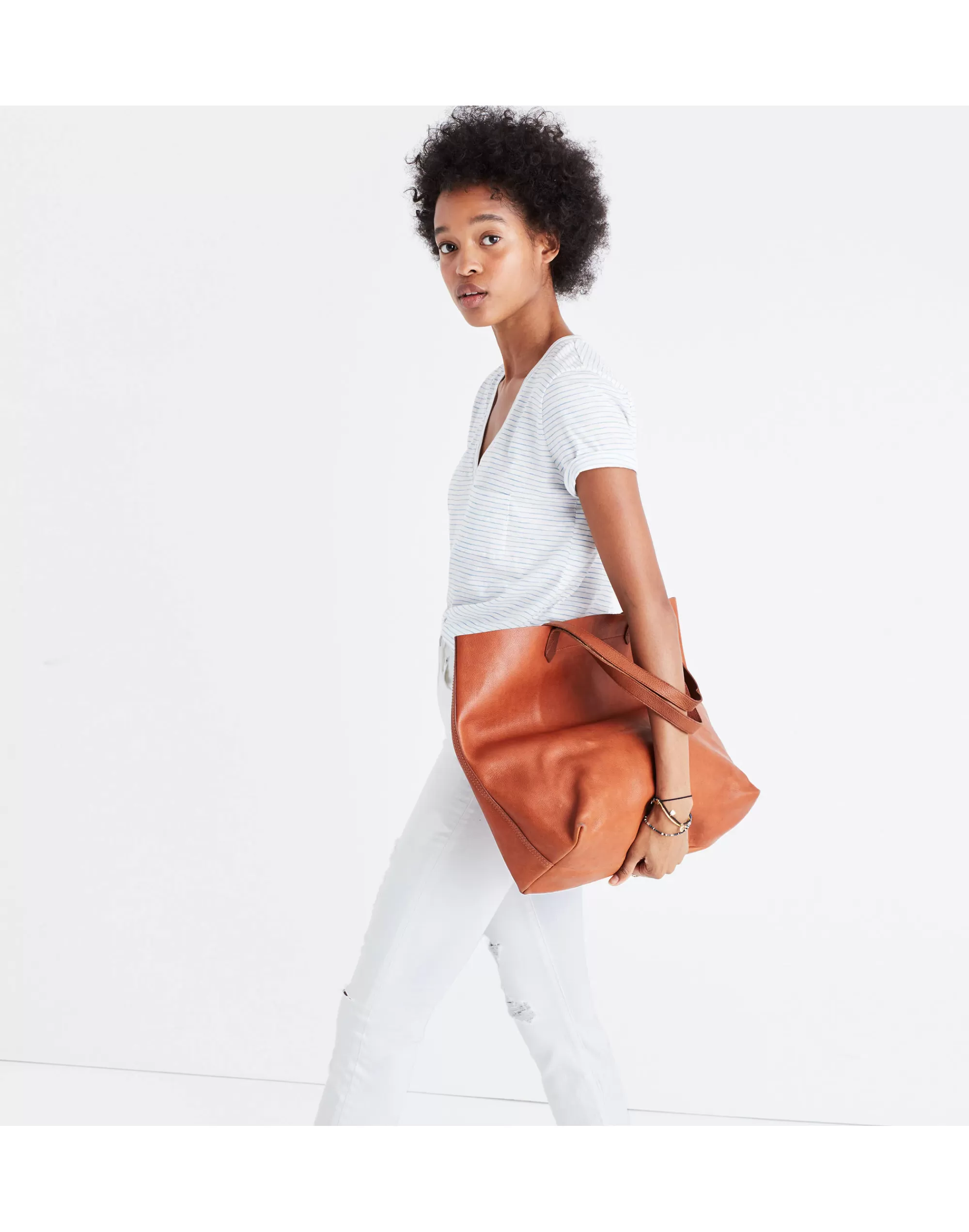 Madewell Totes>Women's Transport Tote | English Saddle