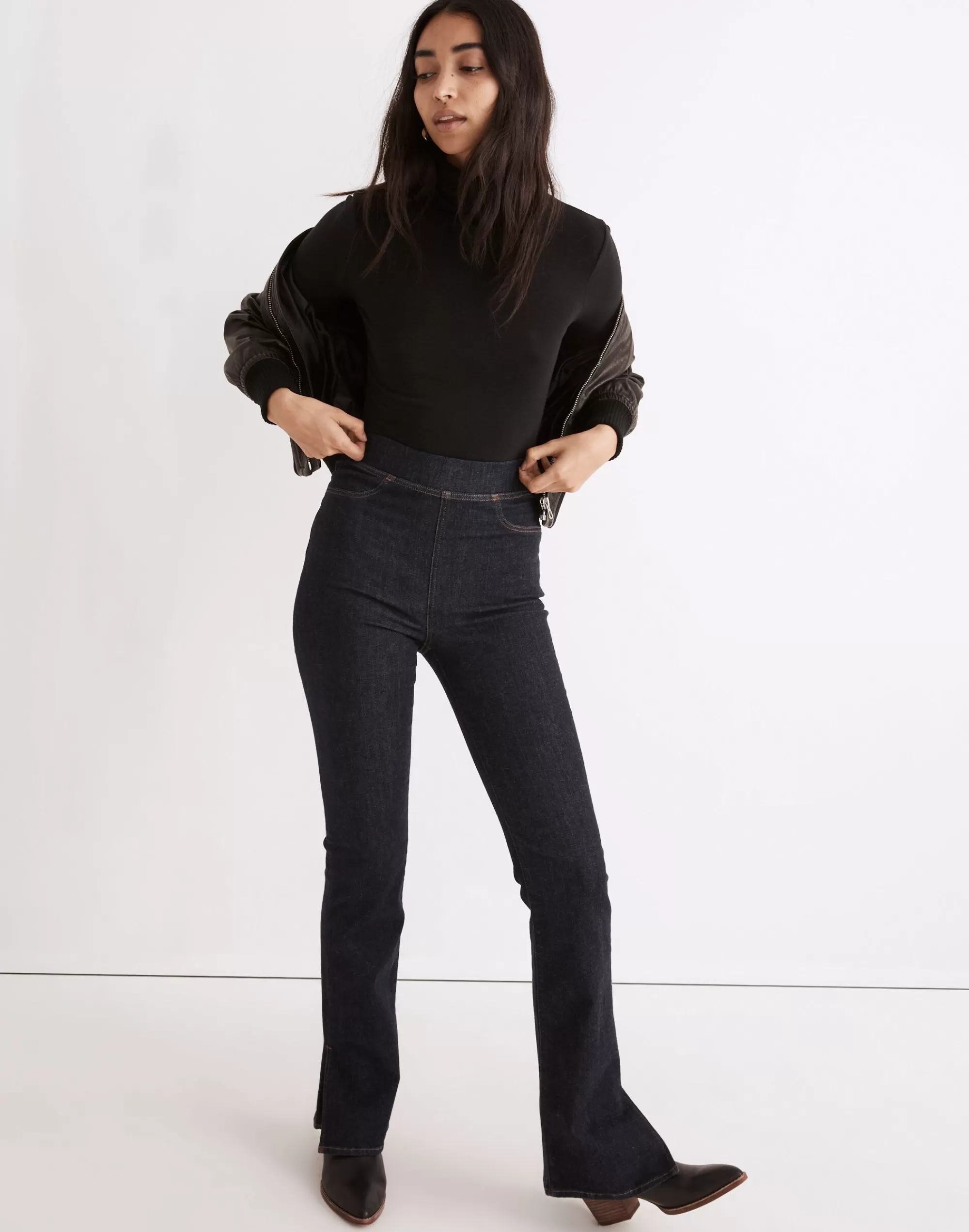 Madewell Tees>Women's Turtleneck Bodysuit | True Black