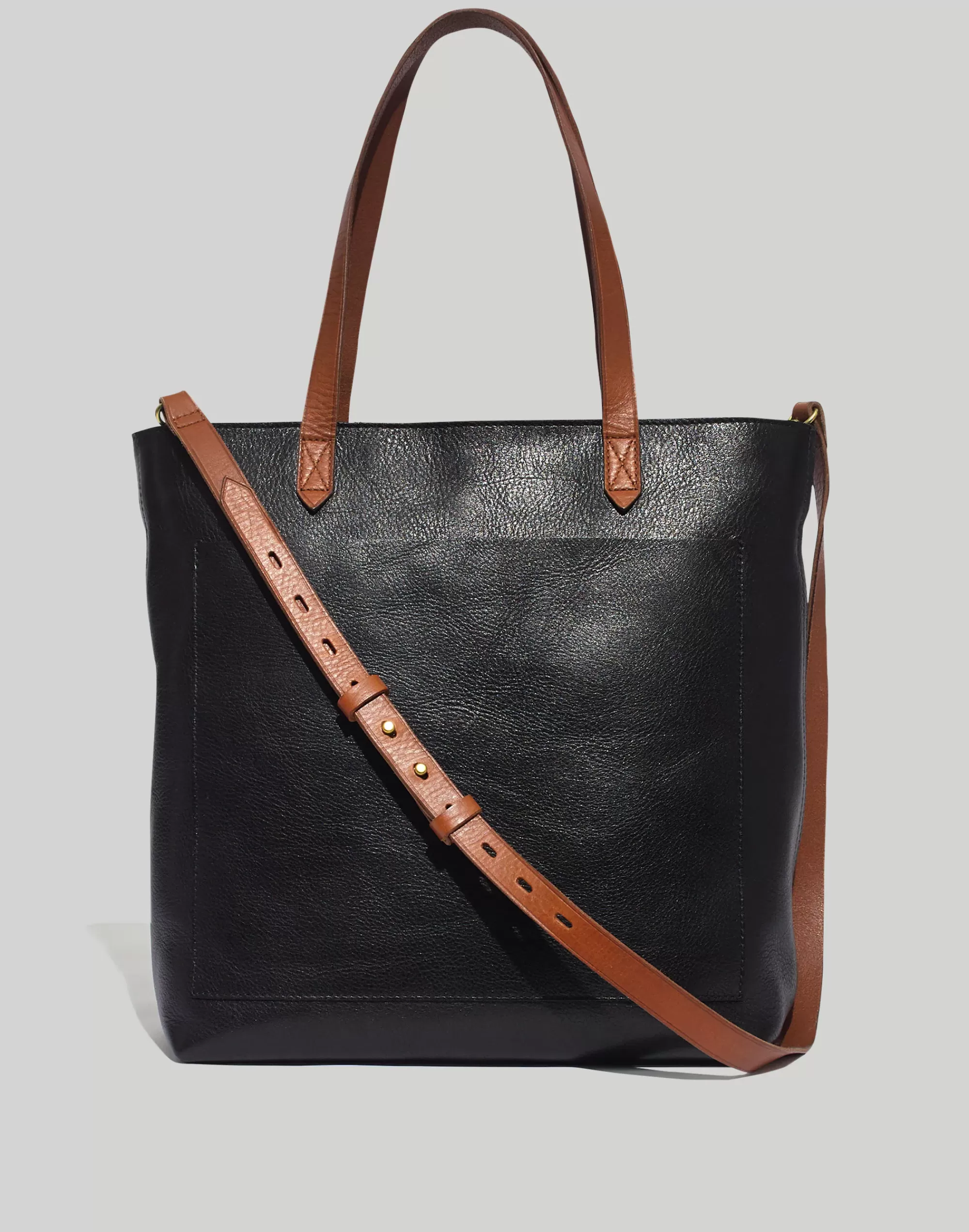 Madewell Crossbody Bags>Women's Zip-Top Medium Transport Tote | True Black Brown