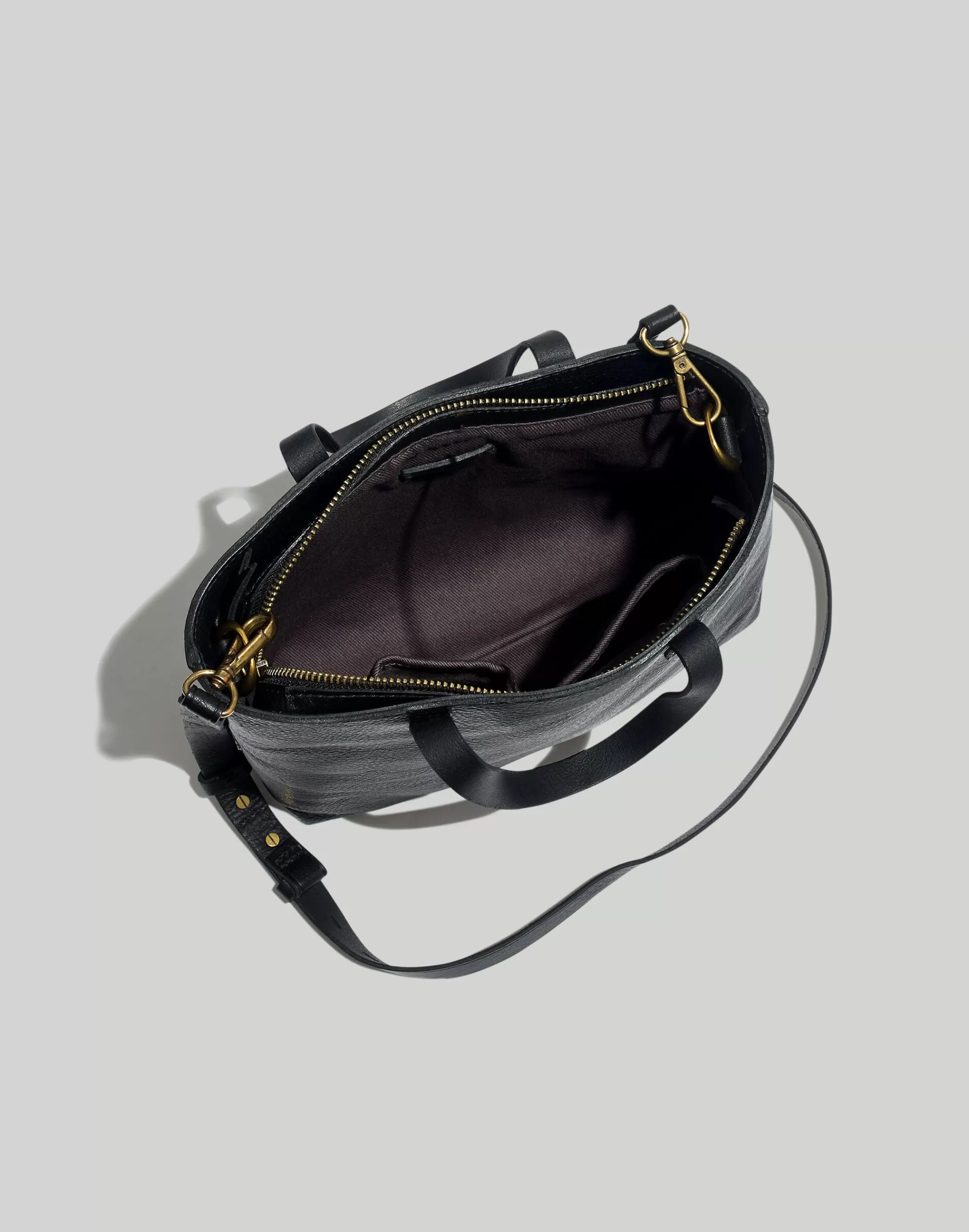 Madewell Crossbody Bags>Women's Zip-Top Transport Crossbody | True Black