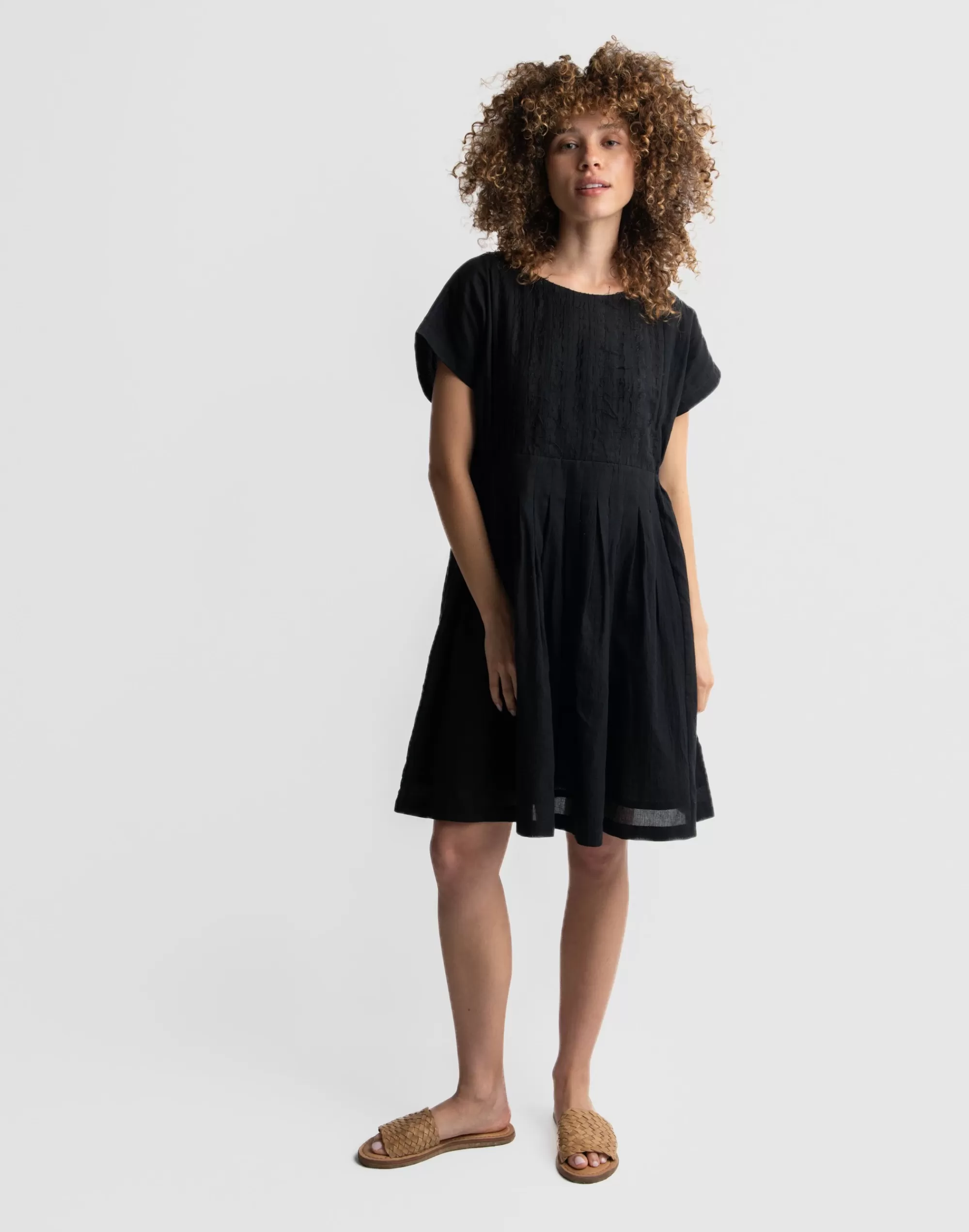 Madewell Dresses>World Of Crow Relaxed Fit Short Dress Black