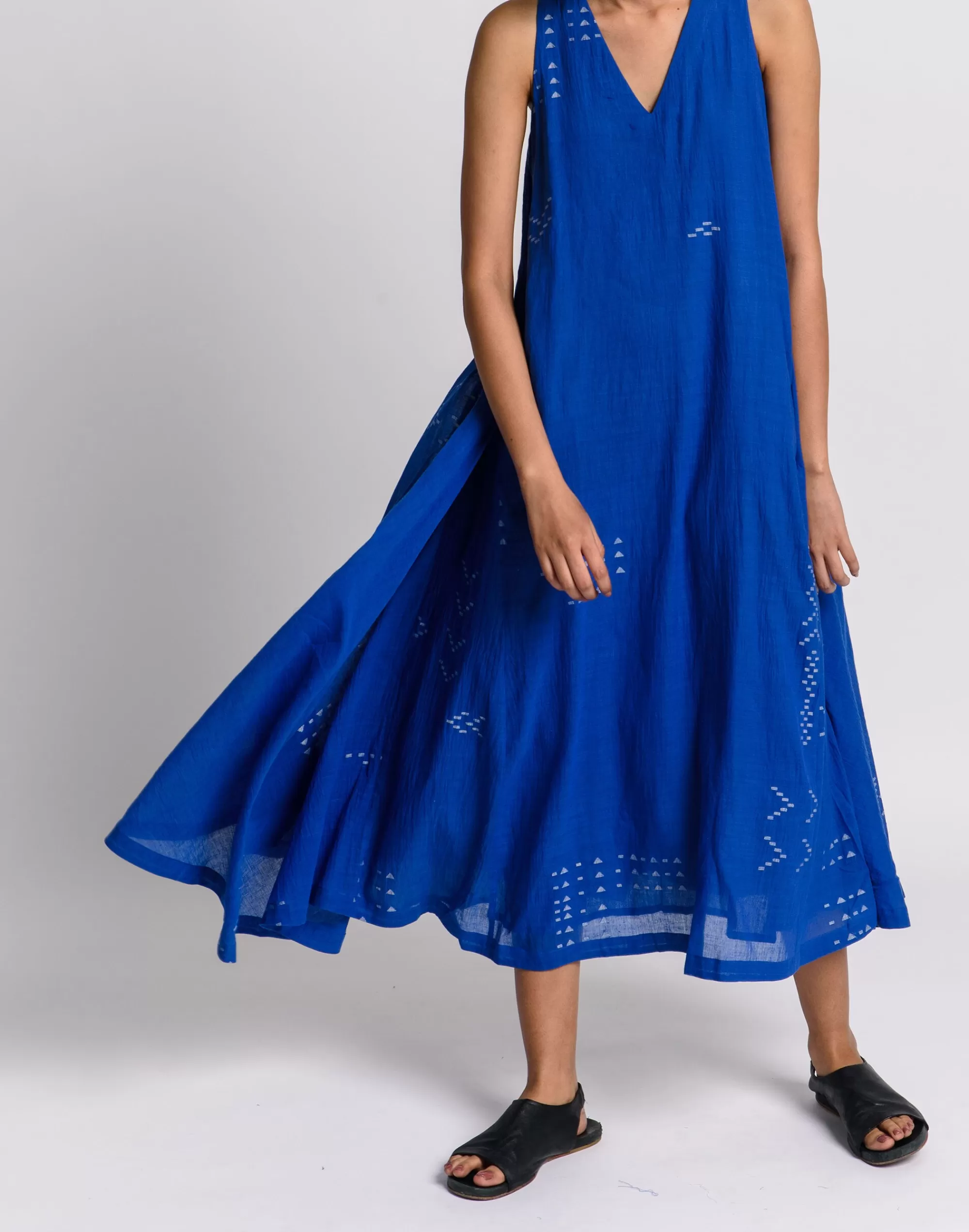 Madewell Dresses>World Of Crow Holiday Dress In Cobalt Blue