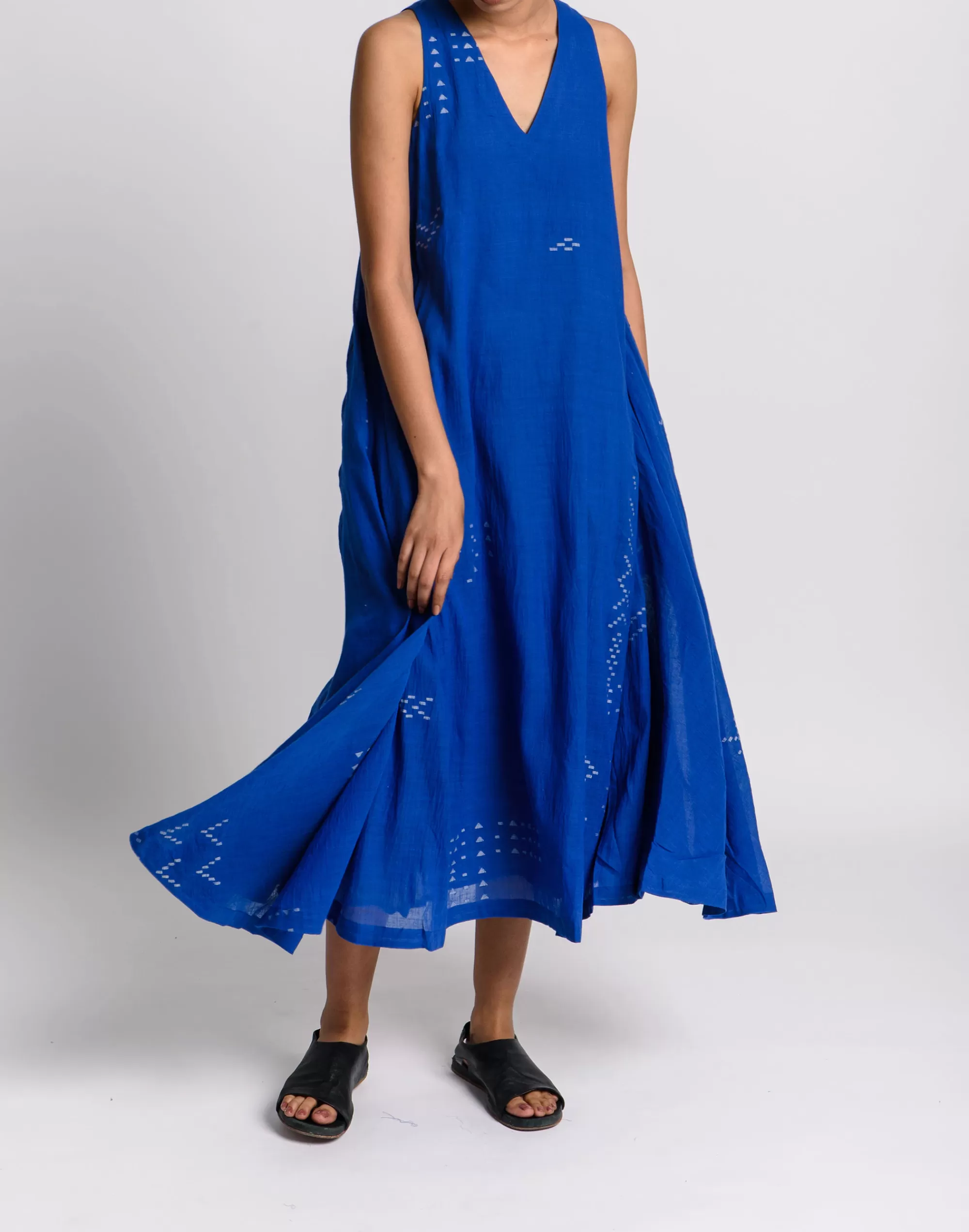 Madewell Dresses>World Of Crow Holiday Dress In Cobalt Blue