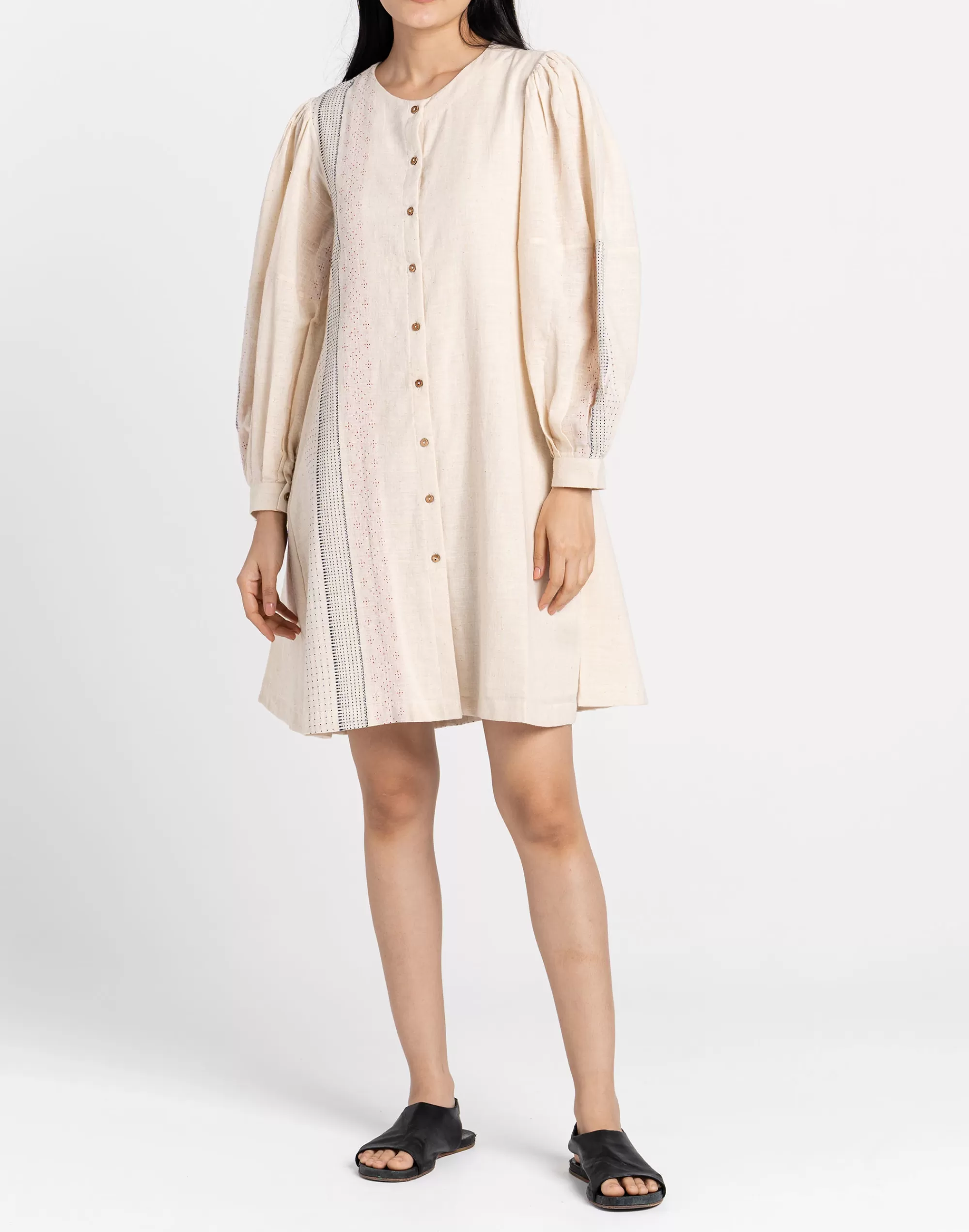 Madewell Dresses>World Of Crow Organic Cotton Classic Shirtdress Off White