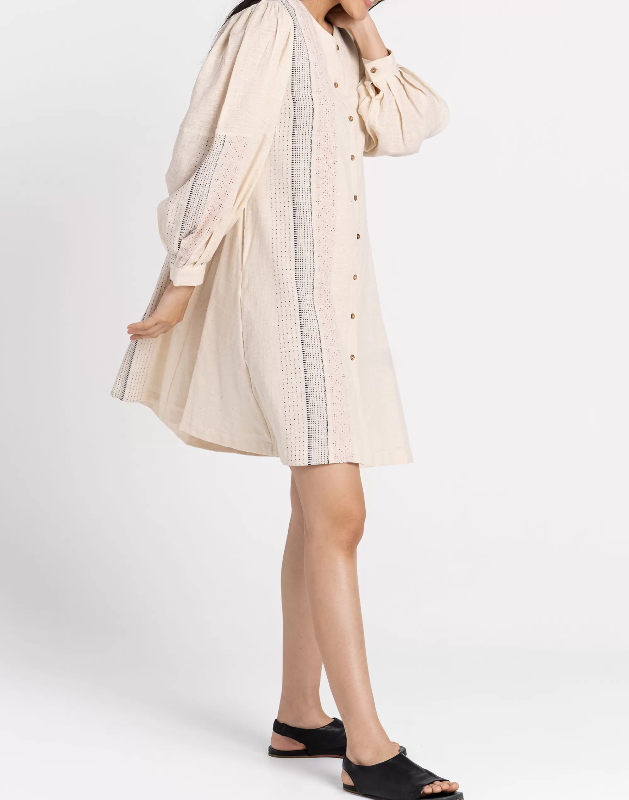 Madewell Dresses>World Of Crow Organic Cotton Classic Shirtdress Off White