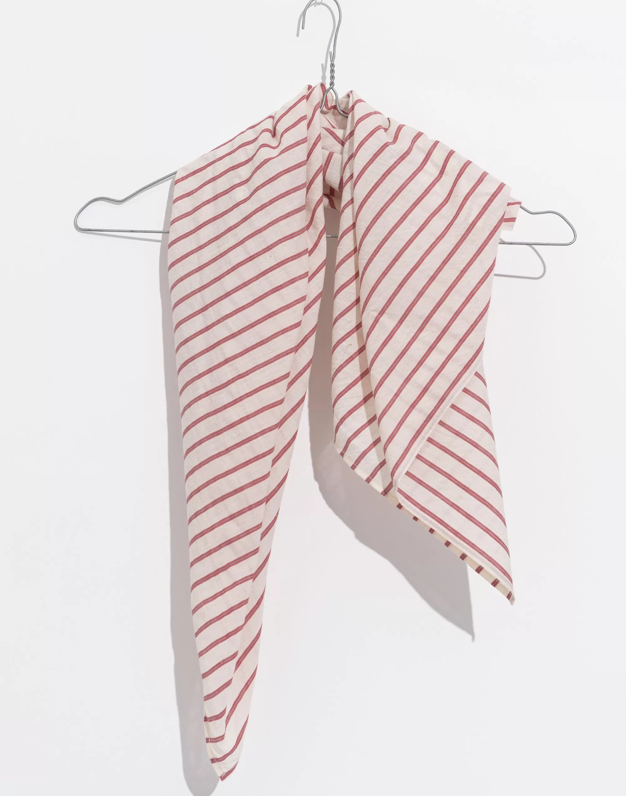 Madewell Bandanas>World Of Crow Red Striped Cotton Bandana Multicolor