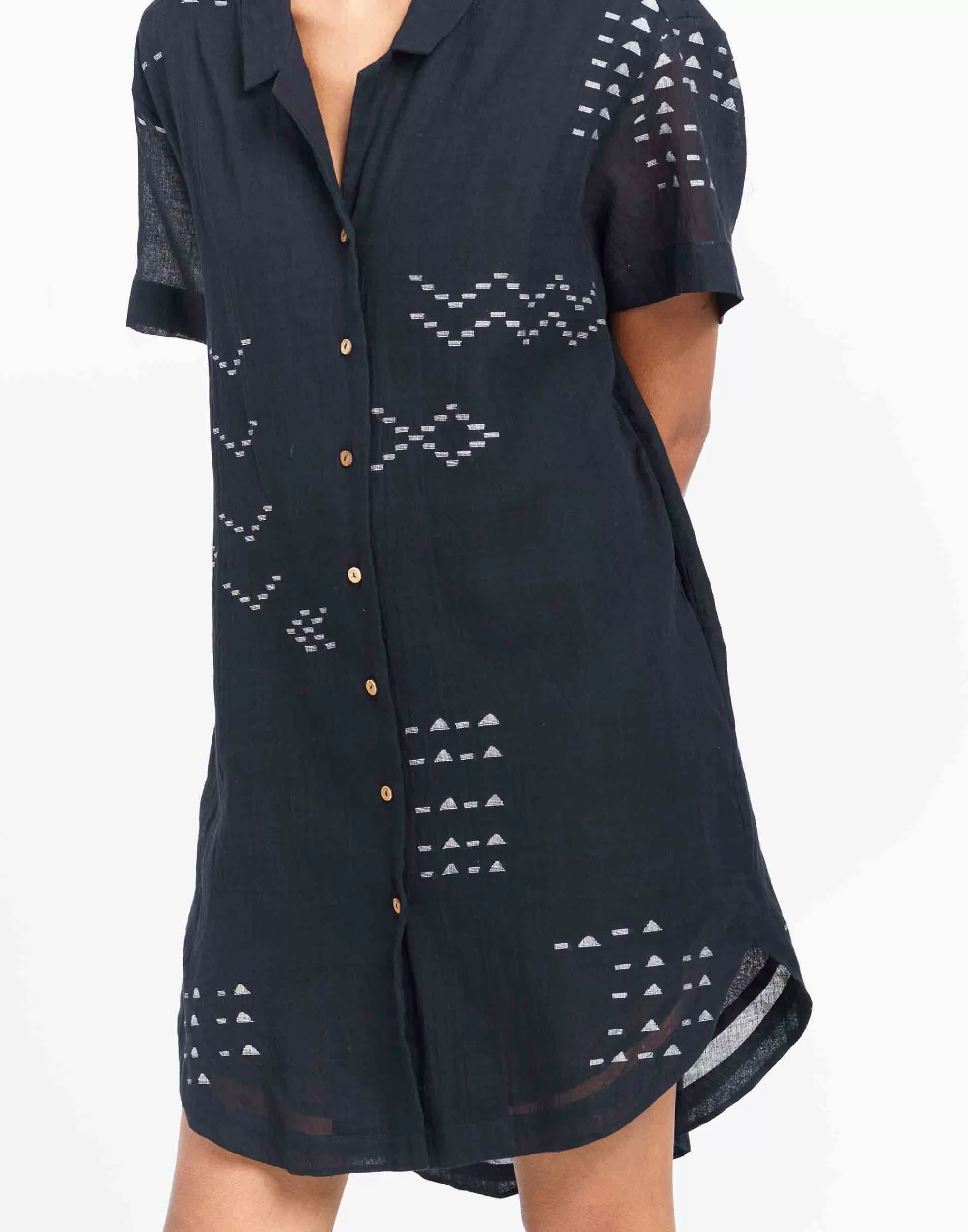 Madewell Tops & Shirts>World Of Crow Relaxed-Fit Shirt Tunic Black