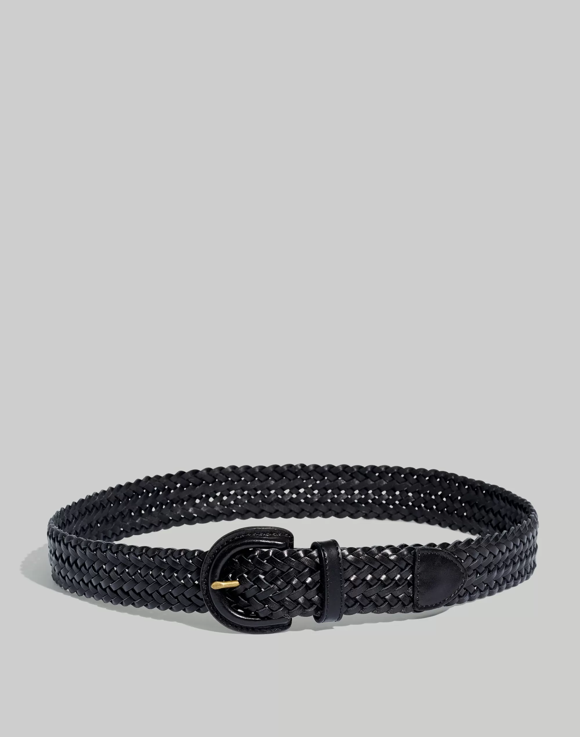 Madewell Belts>Woven Leather Belt True Black