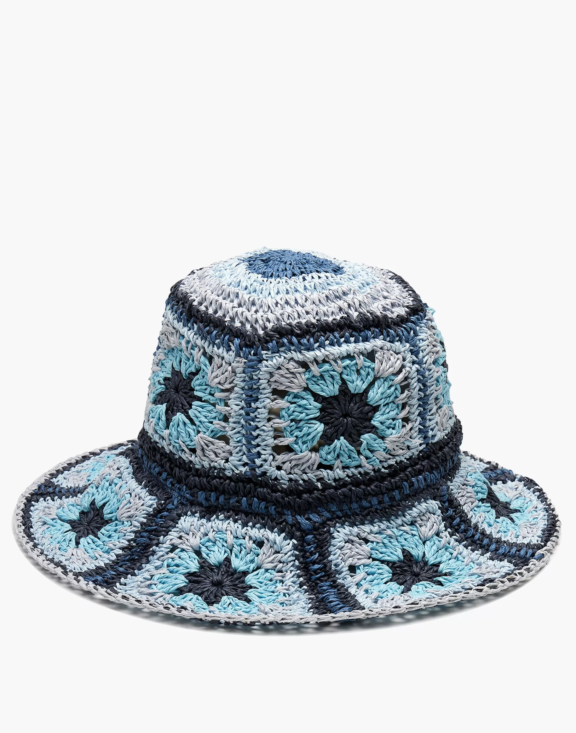 Madewell Hats>Wyeth Agnes Straw Hat Blue Multi