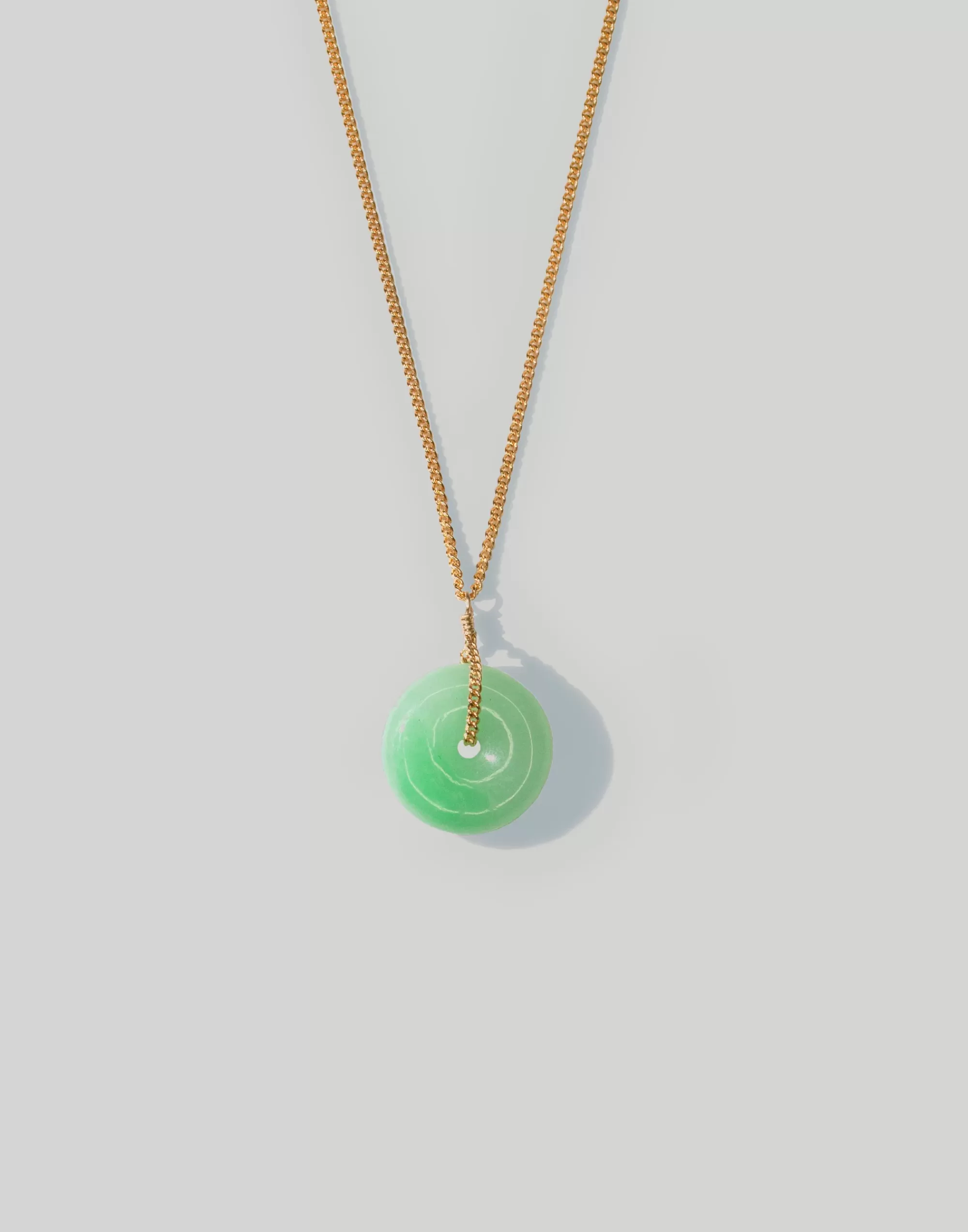 Madewell Necklaces>Year 901 Jade Coin Necklace Gold