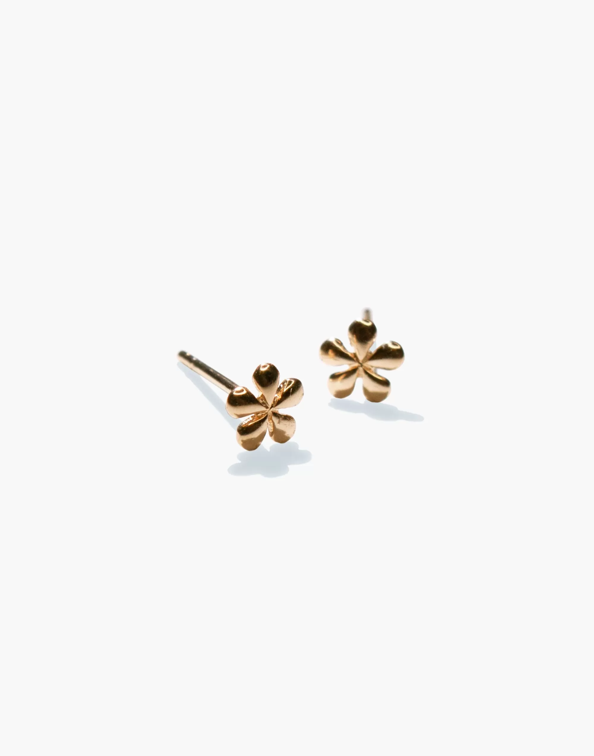 Madewell Earrings>Year 901 Tiniest Flower Studs Gold