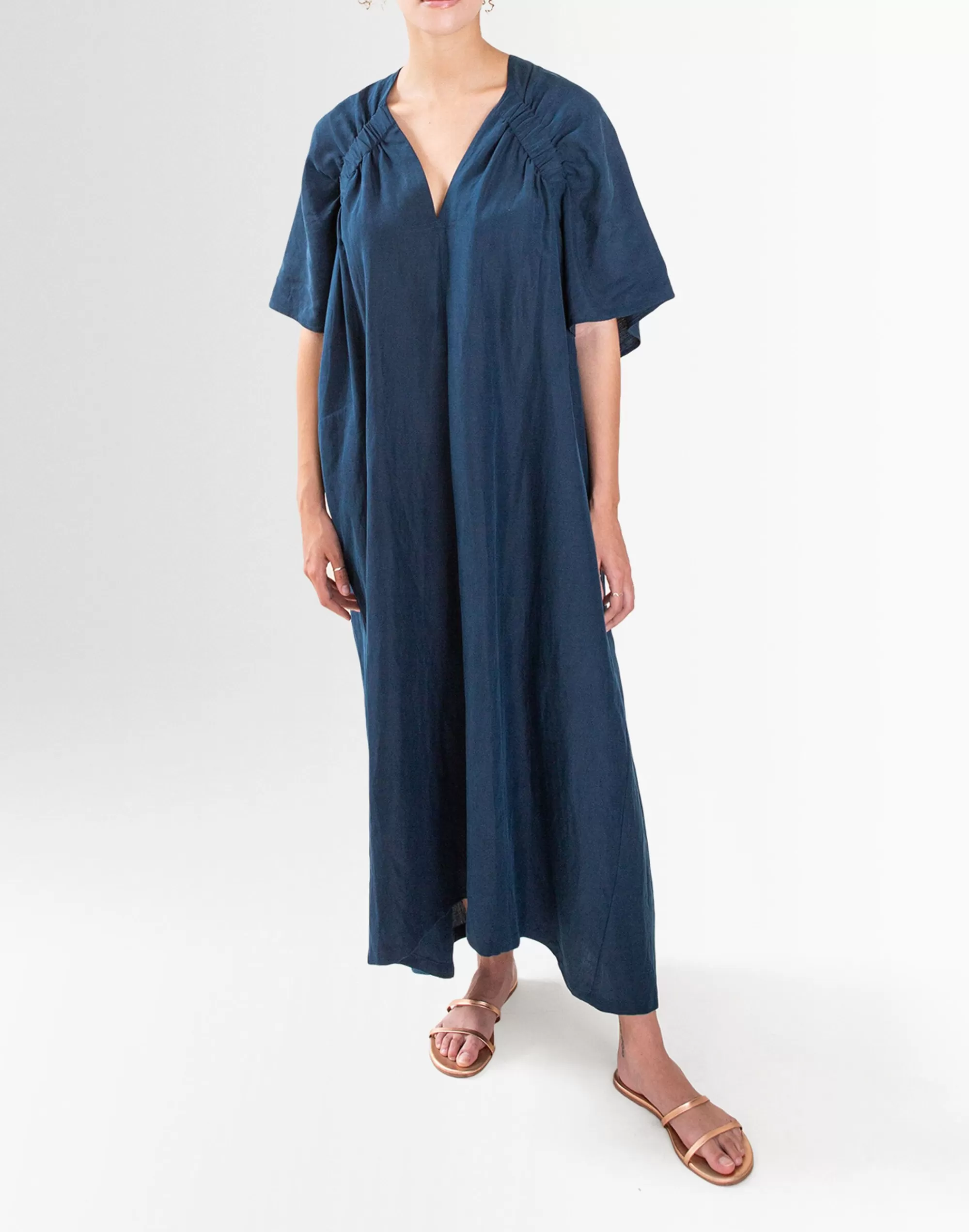 Madewell Dresses>Yesaet Nefas Silky Dress Navy